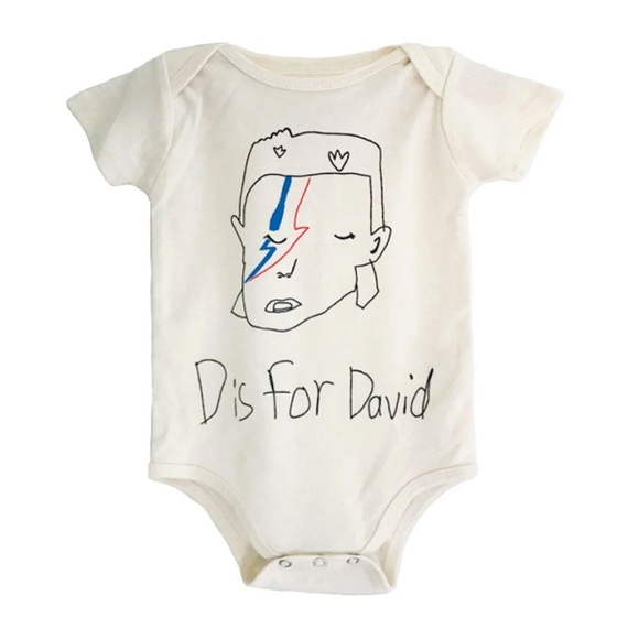 Anchors-n-Asteroids “D is for David” Baby Onesie 6-12 Months - Picture 1 of 10